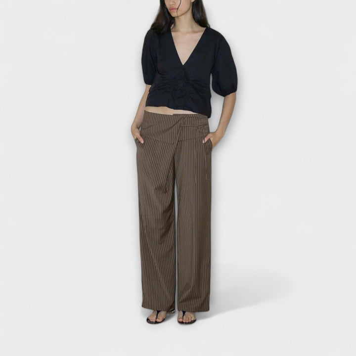 Julia - Vouwbare Gestreepte Broek