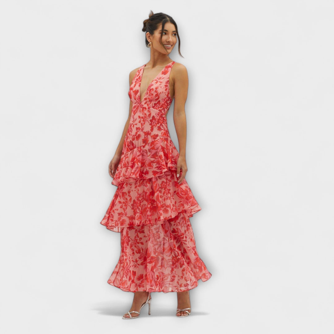 Faye - Bloom Shift Midi Jurk