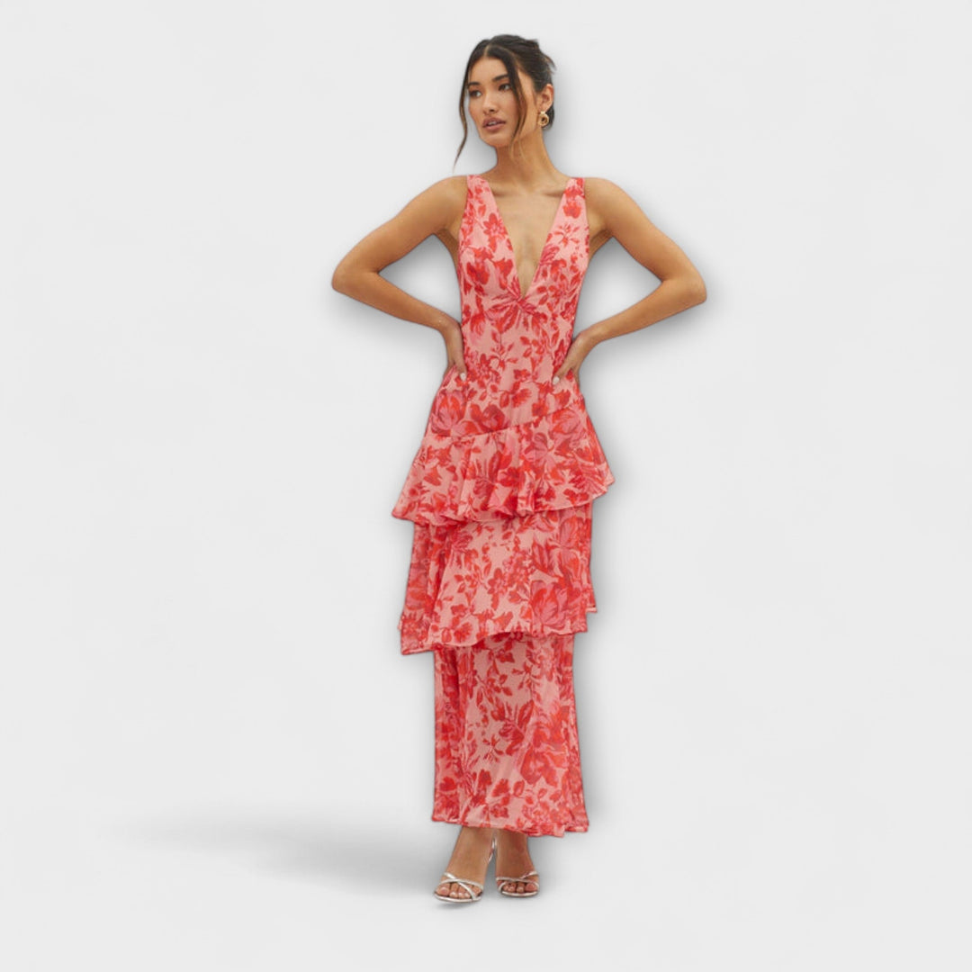 Faye - Bloom Shift Midi Jurk