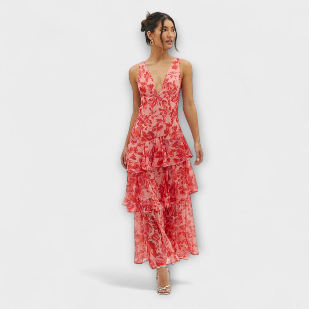 Faye - Bloom Shift Midi Jurk
