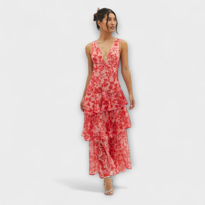 Faye - Bloom Shift Midi Jurk