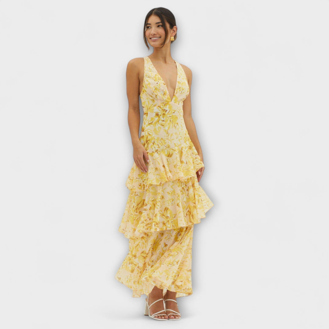 Faye - Bloom Shift Midi Jurk