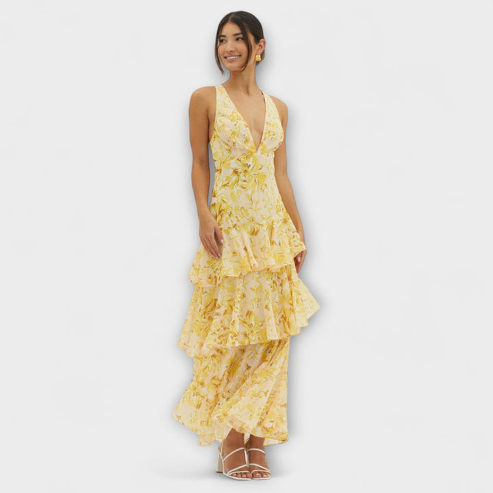 Faye - Bloom Shift Midi Jurk