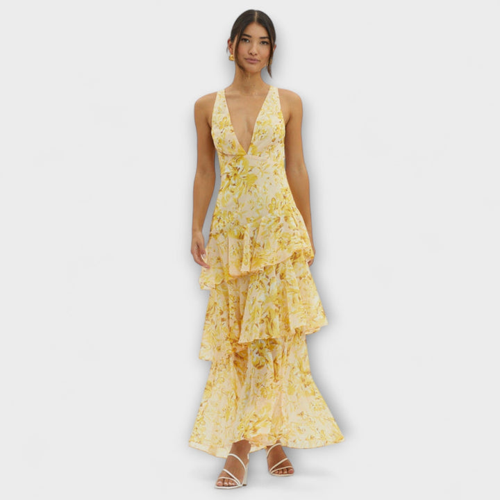 Faye - Bloom Shift Midi Jurk