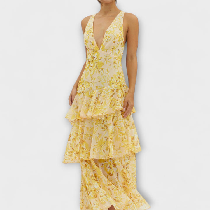 Faye - Bloom Shift Midi Jurk