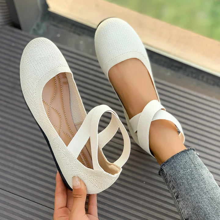 Naffy Summer - Semi-orthopedische Ballerina's van Ademende Mesh, Ultralicht