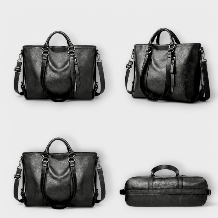 Magnolia | Grote leren shopper voor dames
