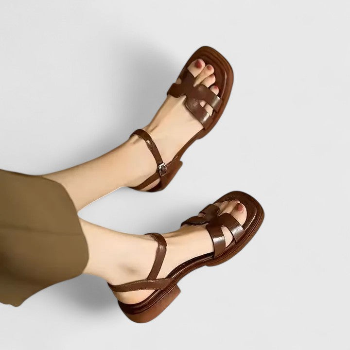 Deliane - Elegante Platte Sandalen