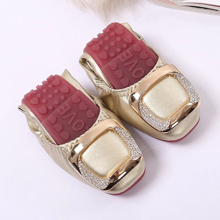 Partyoff Chic – Ballerina's met Vierkante Gesp