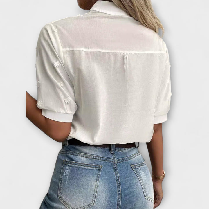 Élise - Blouse met Borduursel
