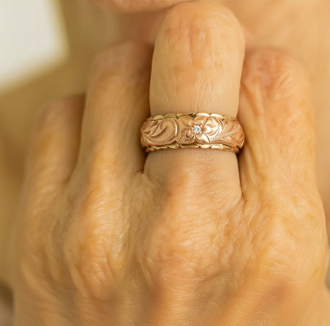 Elegante gouden ring voor elke gelegenheid