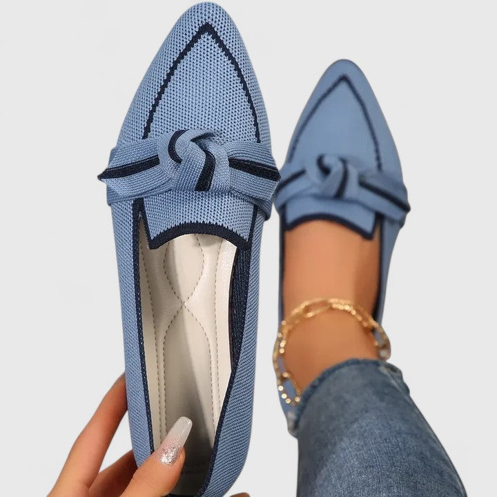 Shay | Spitse loafers met knoopdetail voor dames