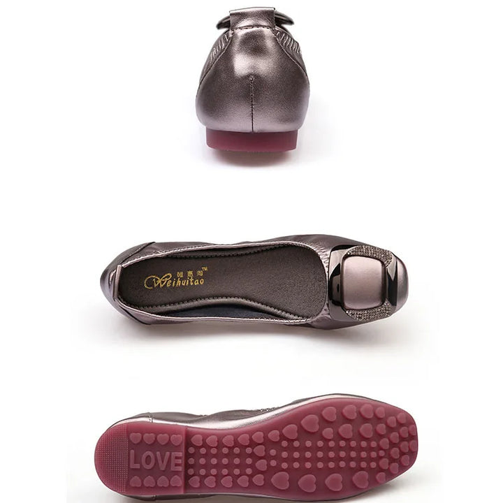 Partyoff Chic – Ballerina's met Vierkante Gesp