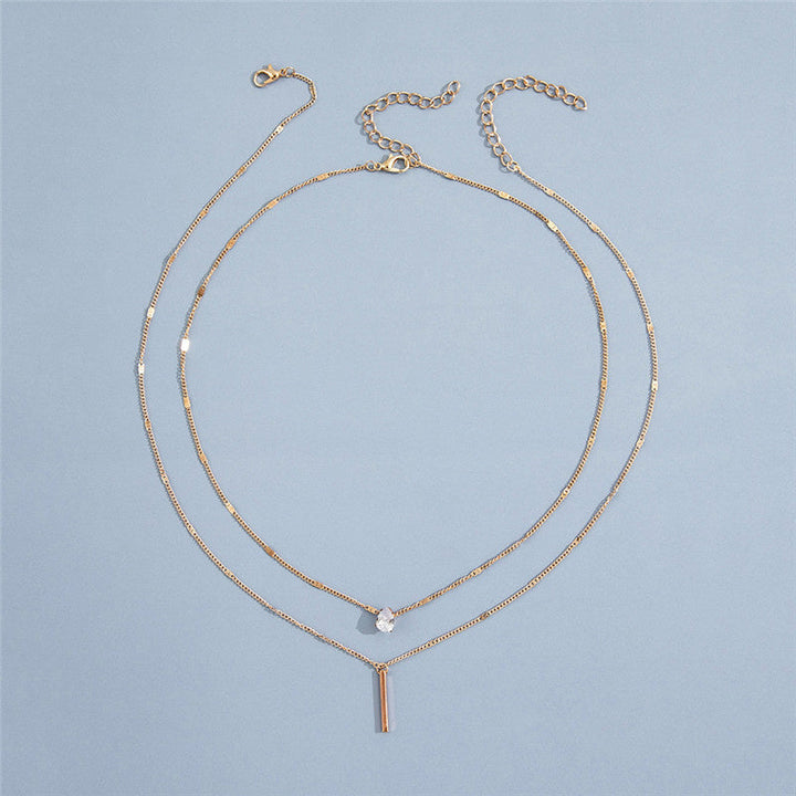 Vintage-halskettenset met Gouden Hangertje