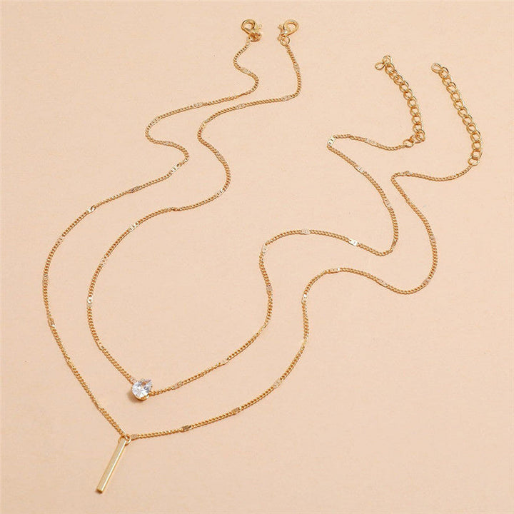 Vintage-halskettenset met Gouden Hangertje