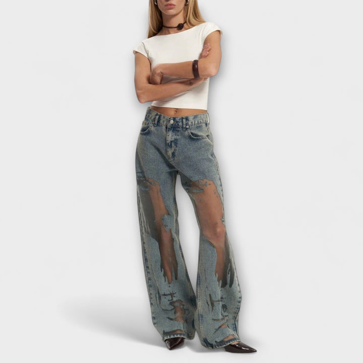 Rayne - Trixie Duidelijke Blauwe Denim Jeans