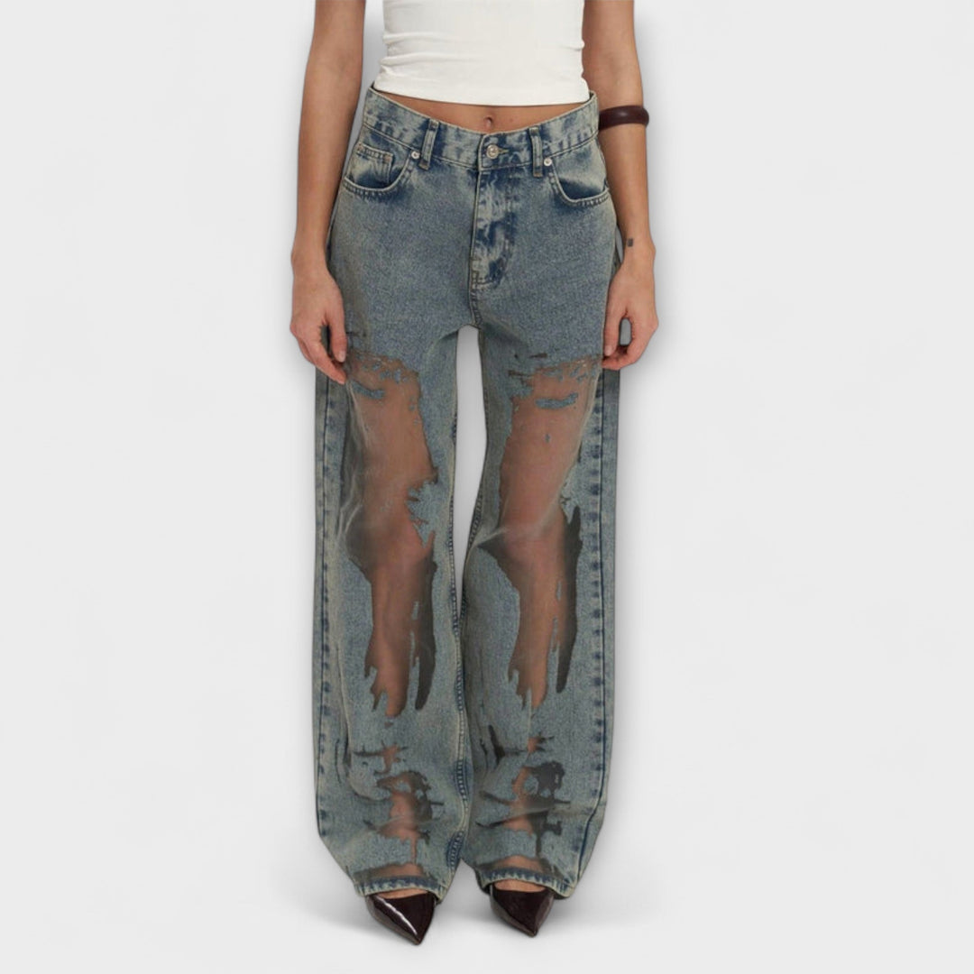 Rayne - Trixie Duidelijke Blauwe Denim Jeans