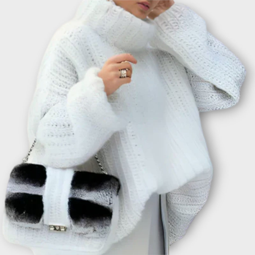 Paulina - Zachte dames hoodie met lange mouwen