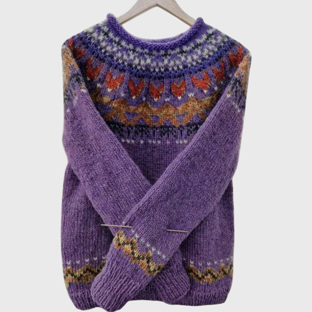 De Plum Garden Pullover