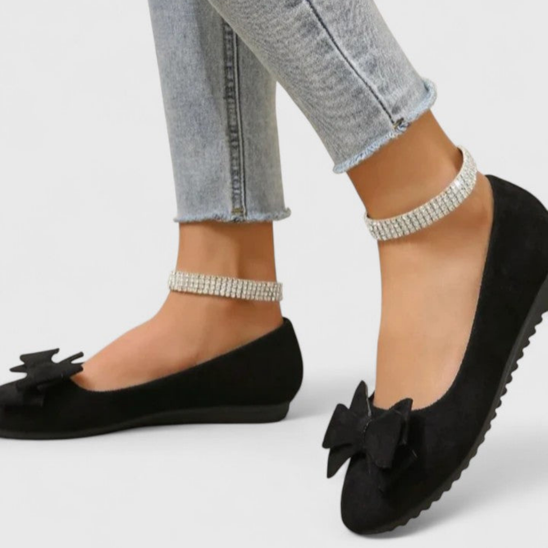 Vanessa – Ballerina's met Strik, Zachte Zool