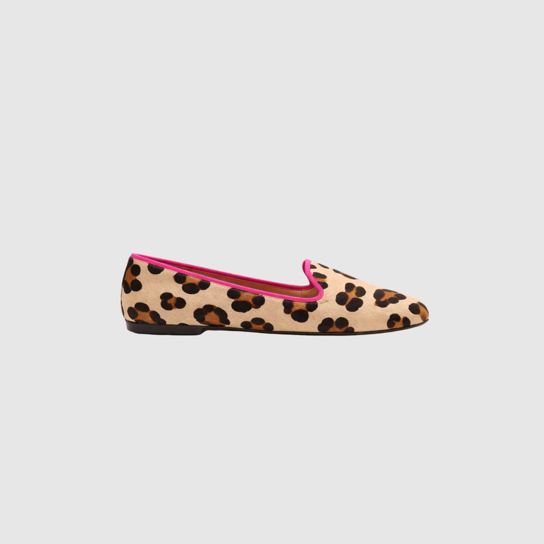Dames Ballerina's | Luipaardprint, Instapmodel, Gesloten Neus