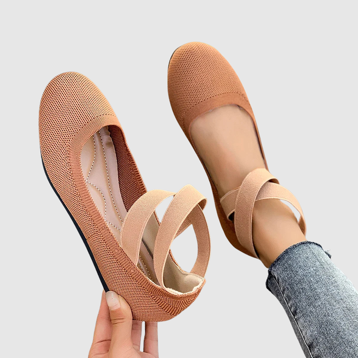 Naffy Summer - Semi-orthopedische Ballerina's van Ademende Mesh, Ultralicht