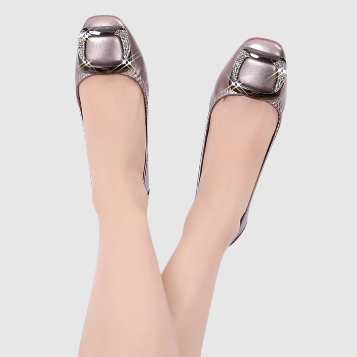Partyoff Chic – Ballerina's met Vierkante Gesp