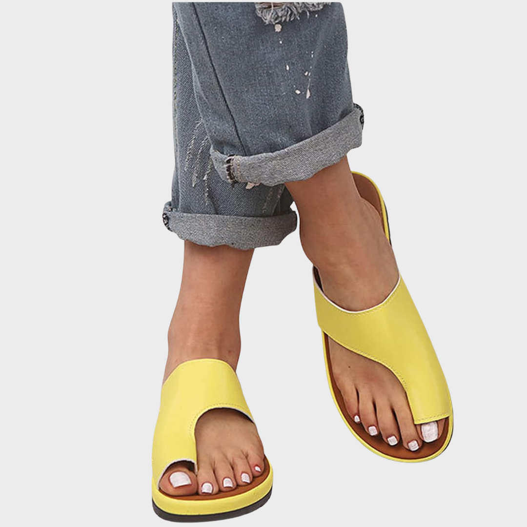 Margrit comfortabele slippers met teenband – afbeelding 3