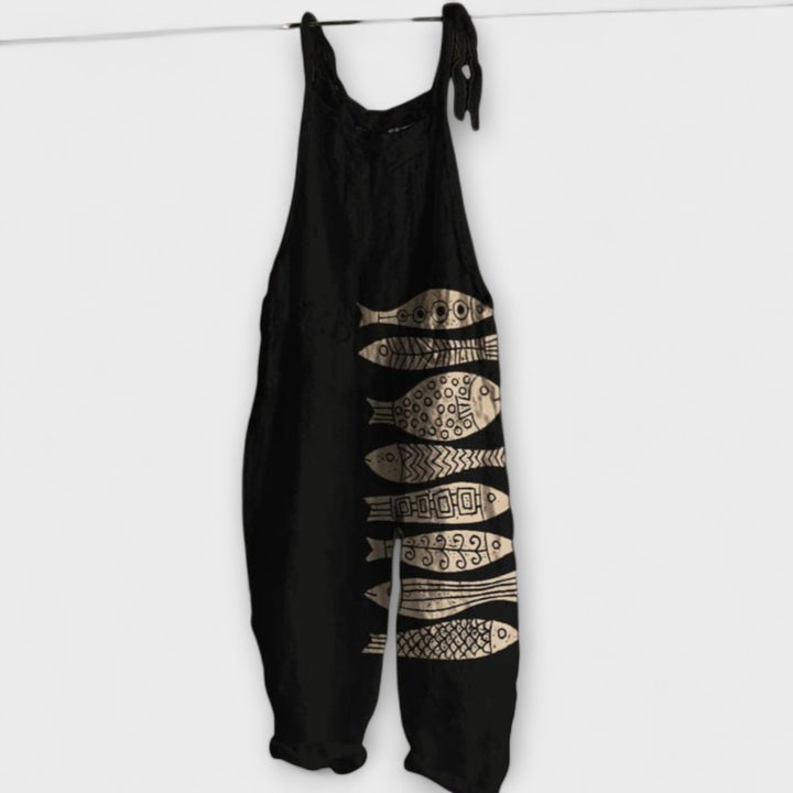 Audrey – Elegante Vintage Jumpsuit met Bloemenprint