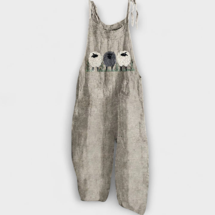 Addison - Vintage jumpsuit elegante stijl