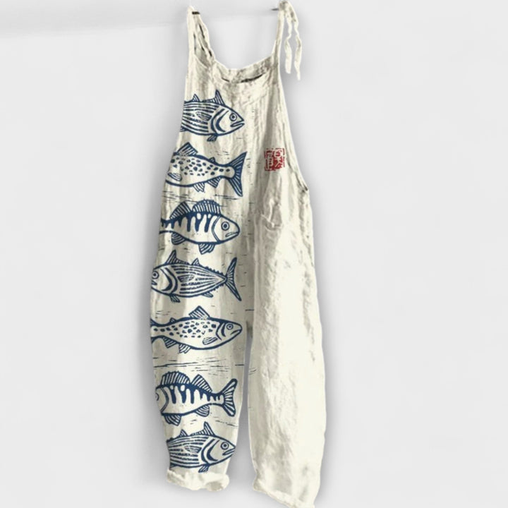 Felicity – Vintage Jumpsuit met Bloemenpatroon