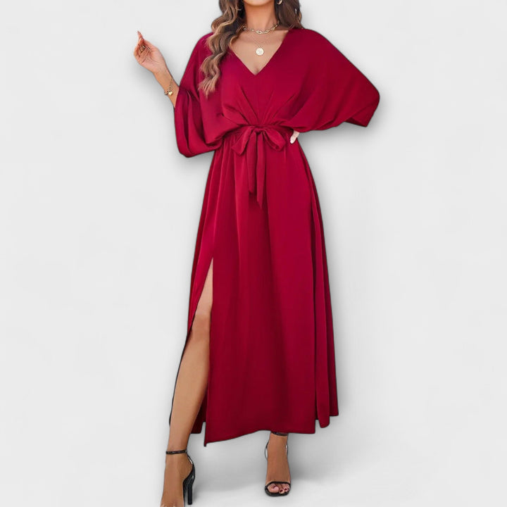 Sabrina - Maxikleed met V-hals