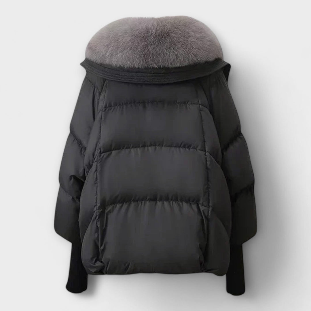 Lucyna - Elegante Jas met Bont