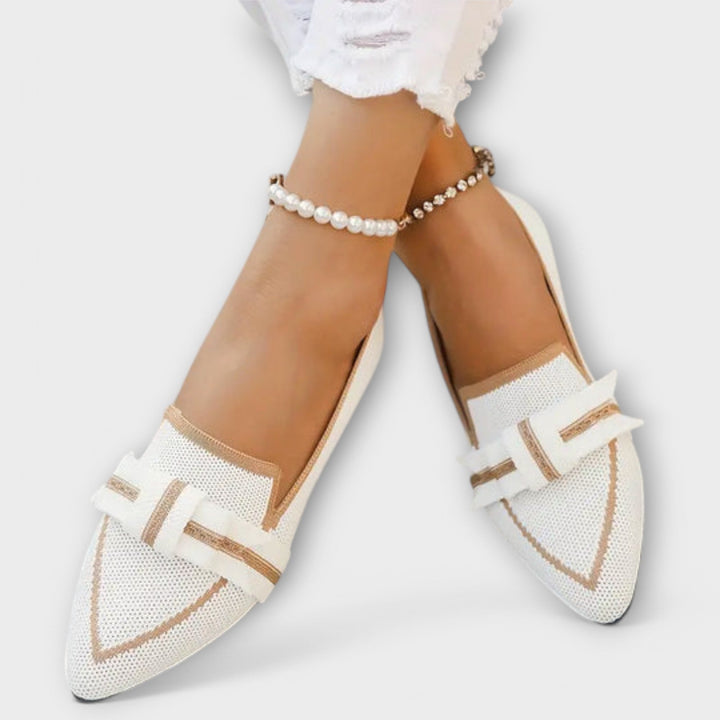 Vlakke Dameschoenen met Geknoopt Ontwerp