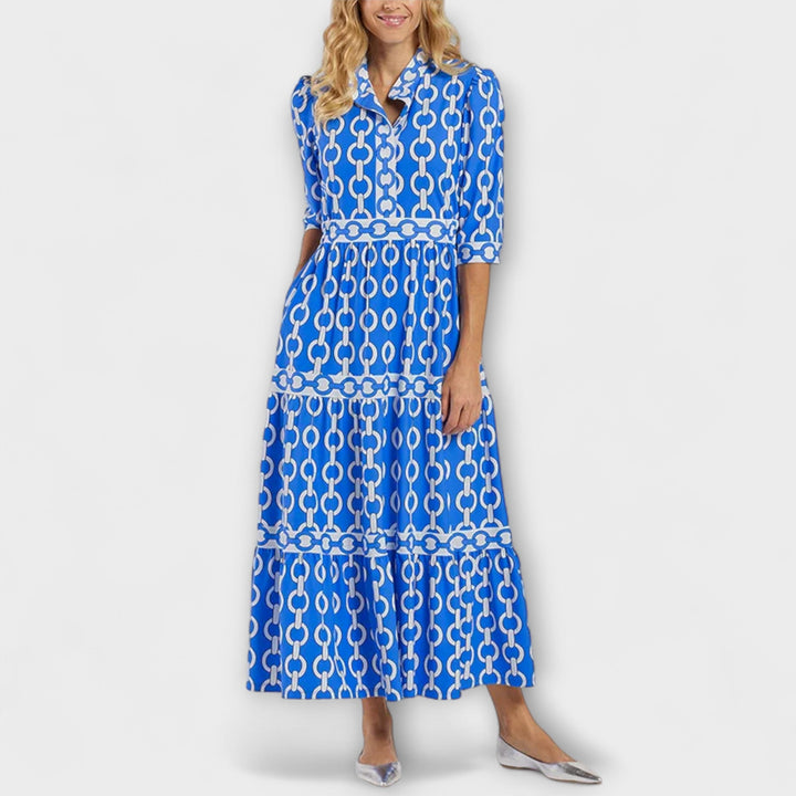 Sofia - Midi-jurk met kettingdetails