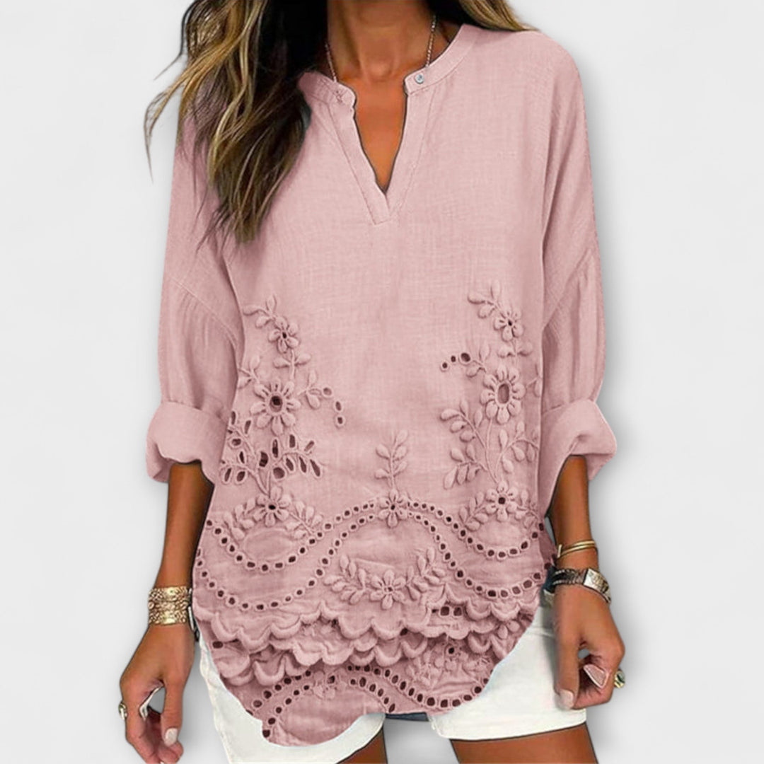 Aria – Luchtig Top Met Print