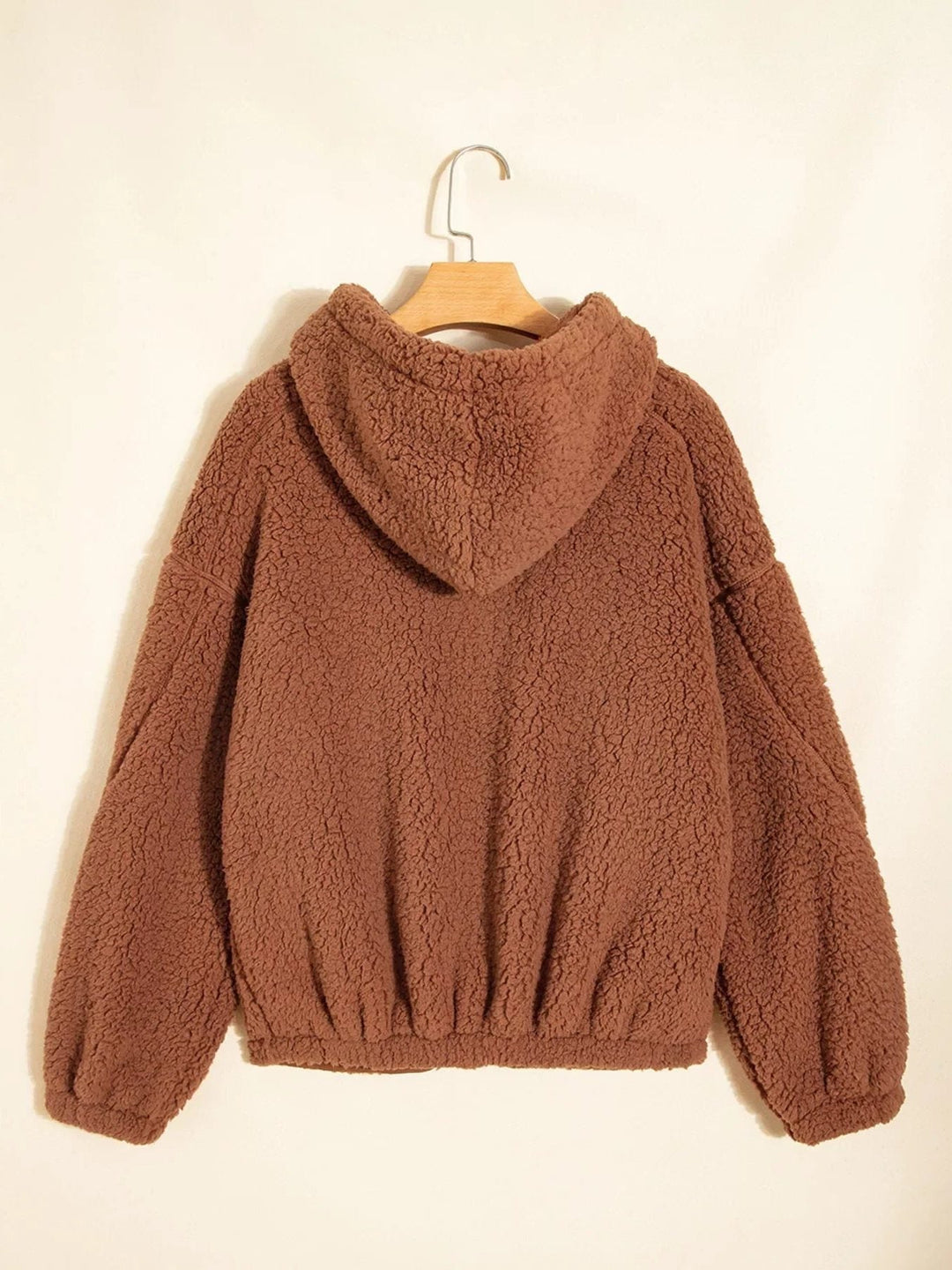 Aileen | Oversized teddyjas met rits voor dames