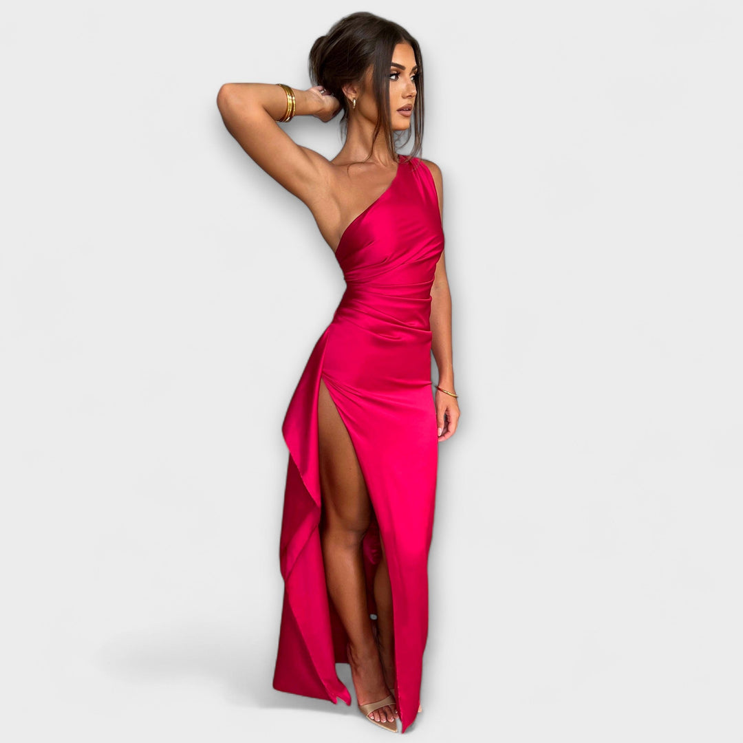One Shoulder Maxikleed