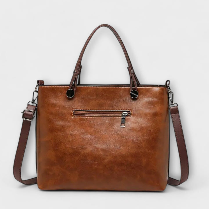 Kristel | Leren shopper voor dames