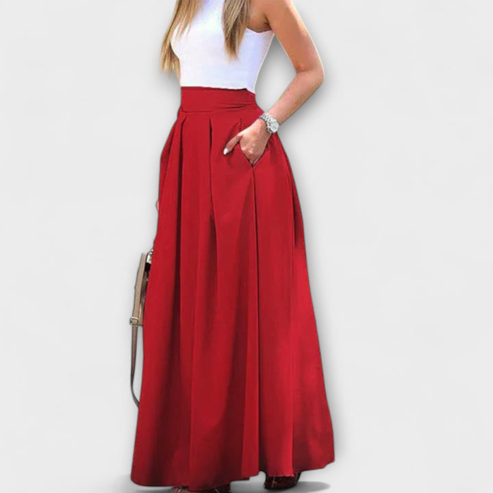 Tzafira – Elegante Maxirok met Hoge Taille