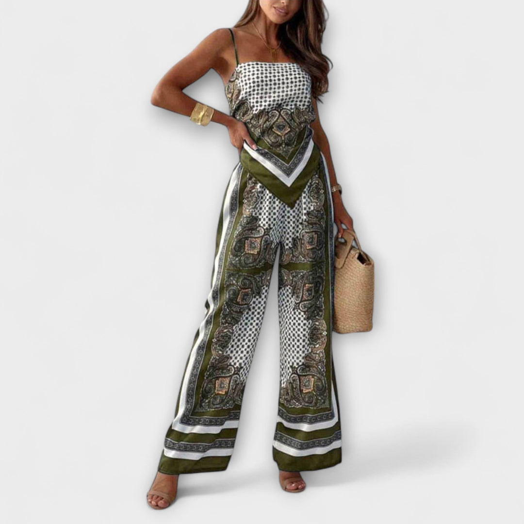 Dakota - Stijlvolle Leren Vest en Broek Set