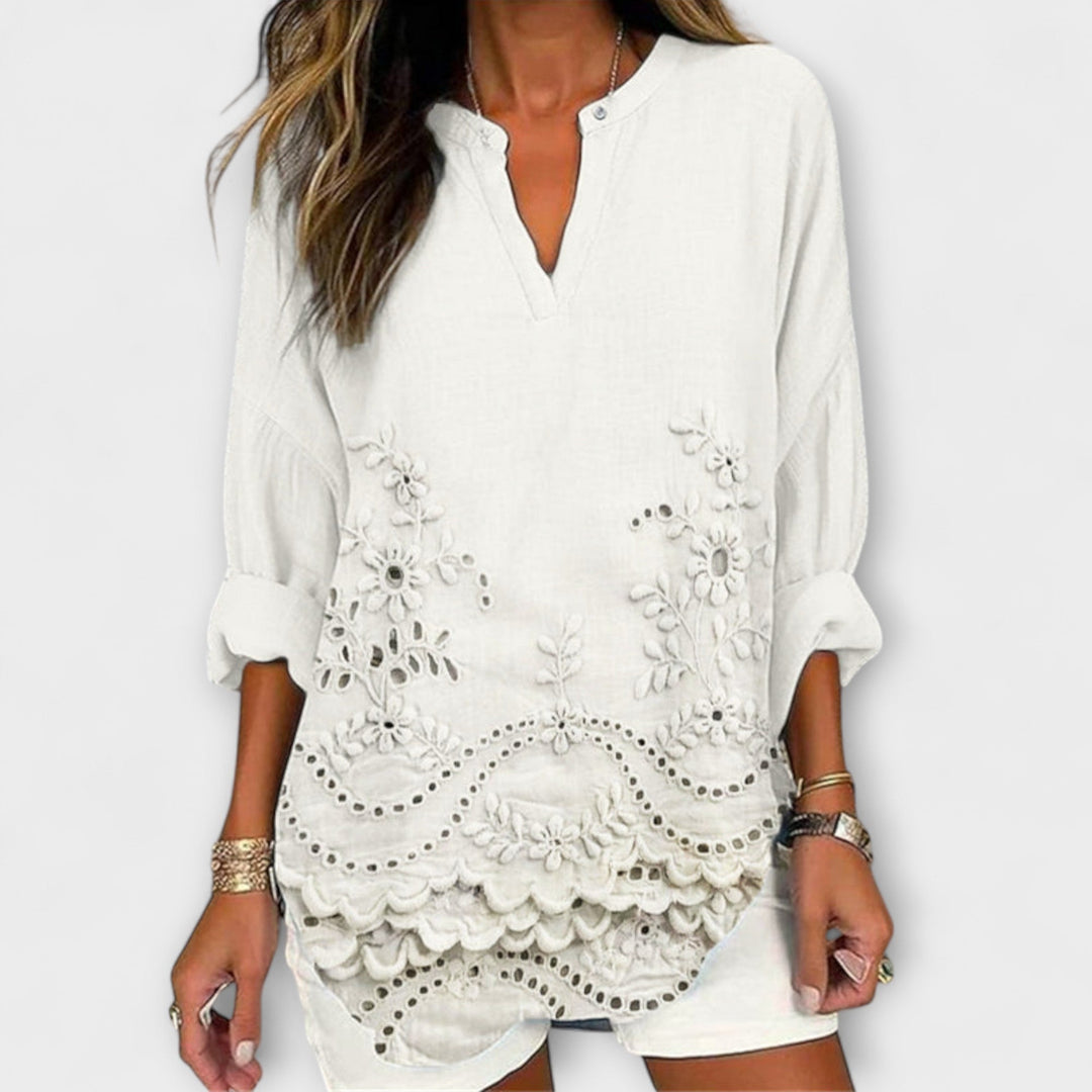 Aria – Luchtig Top Met Print