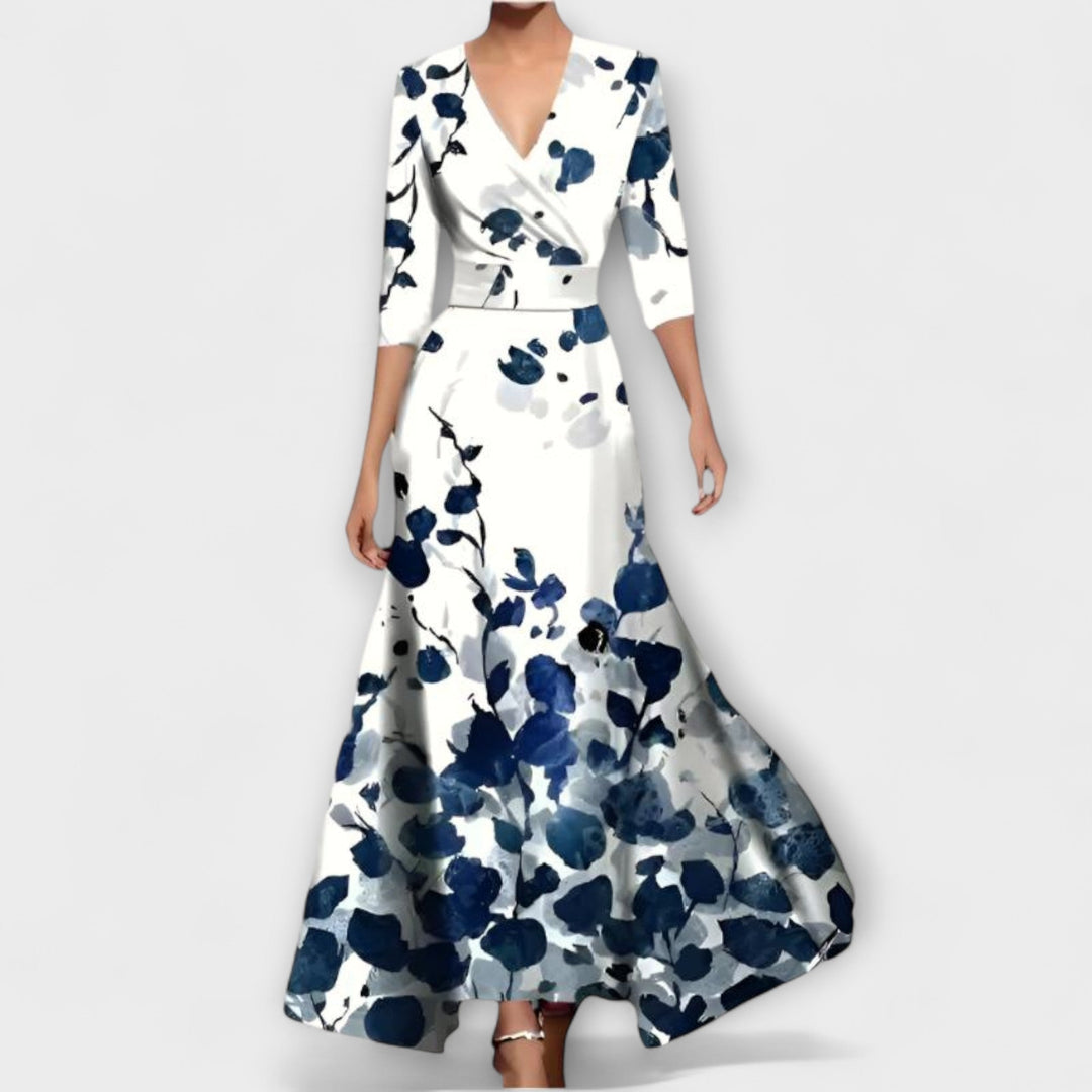 Alma - Elegant Mouw Ontwerp Damesjurk