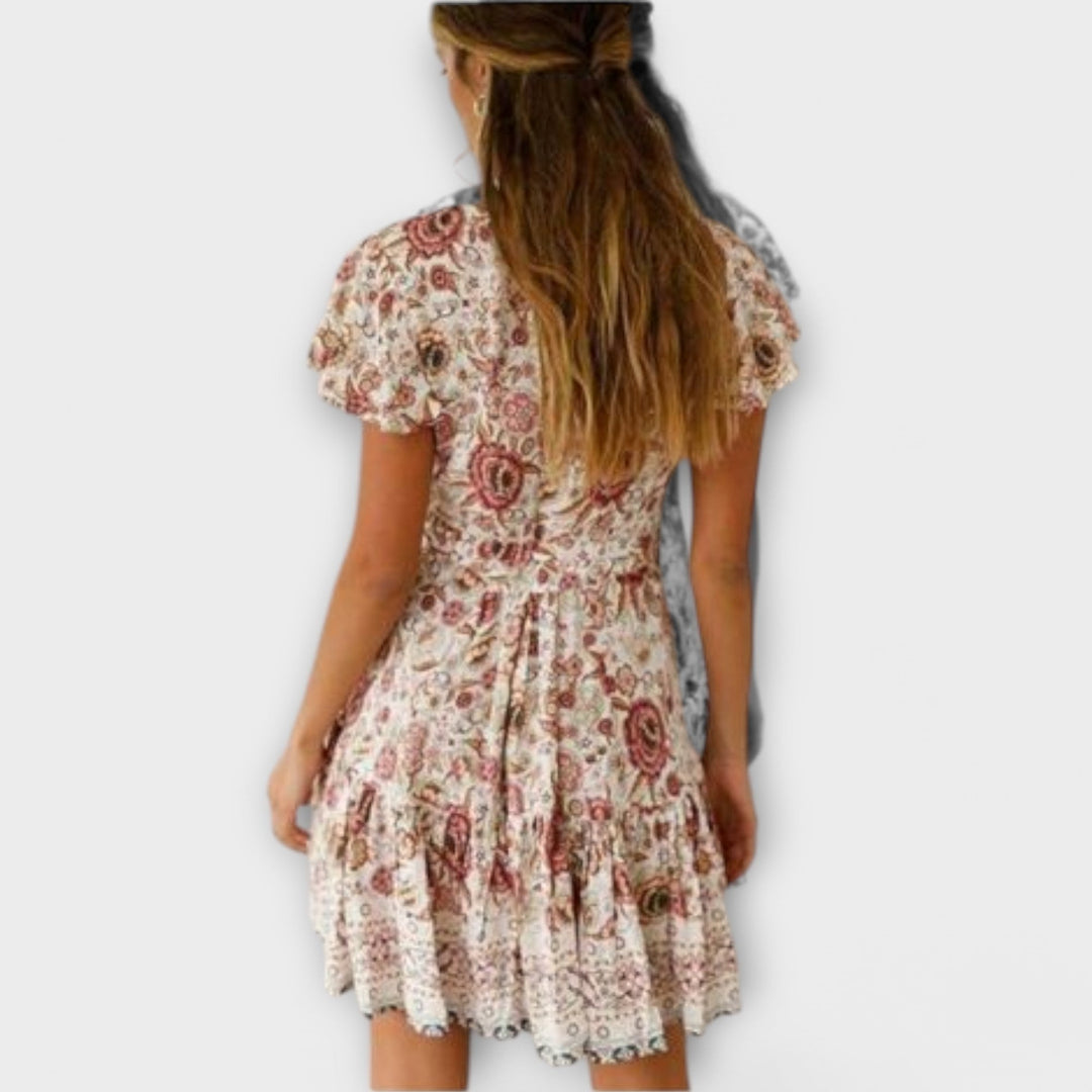 Amina - Korte Boho-Jurk