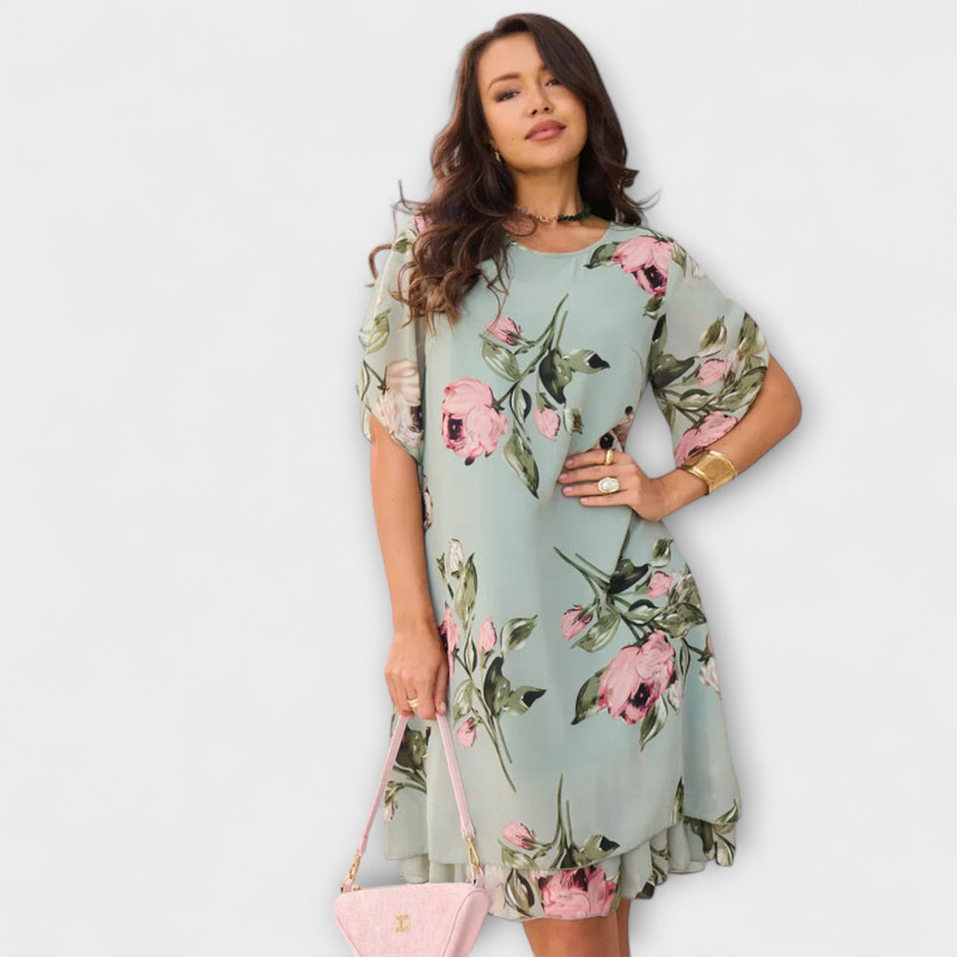 Melin - Elegante Chiffonjurk
