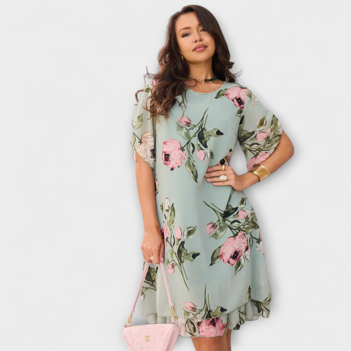 Melin - Elegante Chiffonjurk