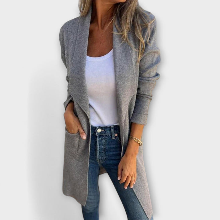 Libi – Getailleerde Cardigan-Jas
