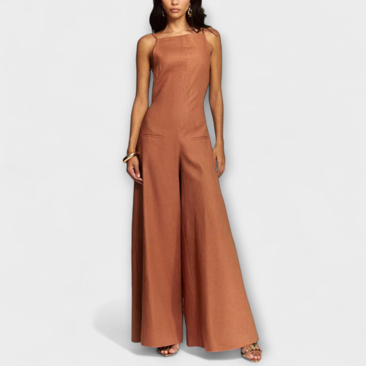 Ylva - Stralende Halter-Jumpsuit