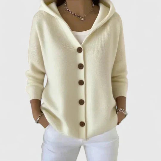 Pippa | Cardigan met kap en knopen voor dames