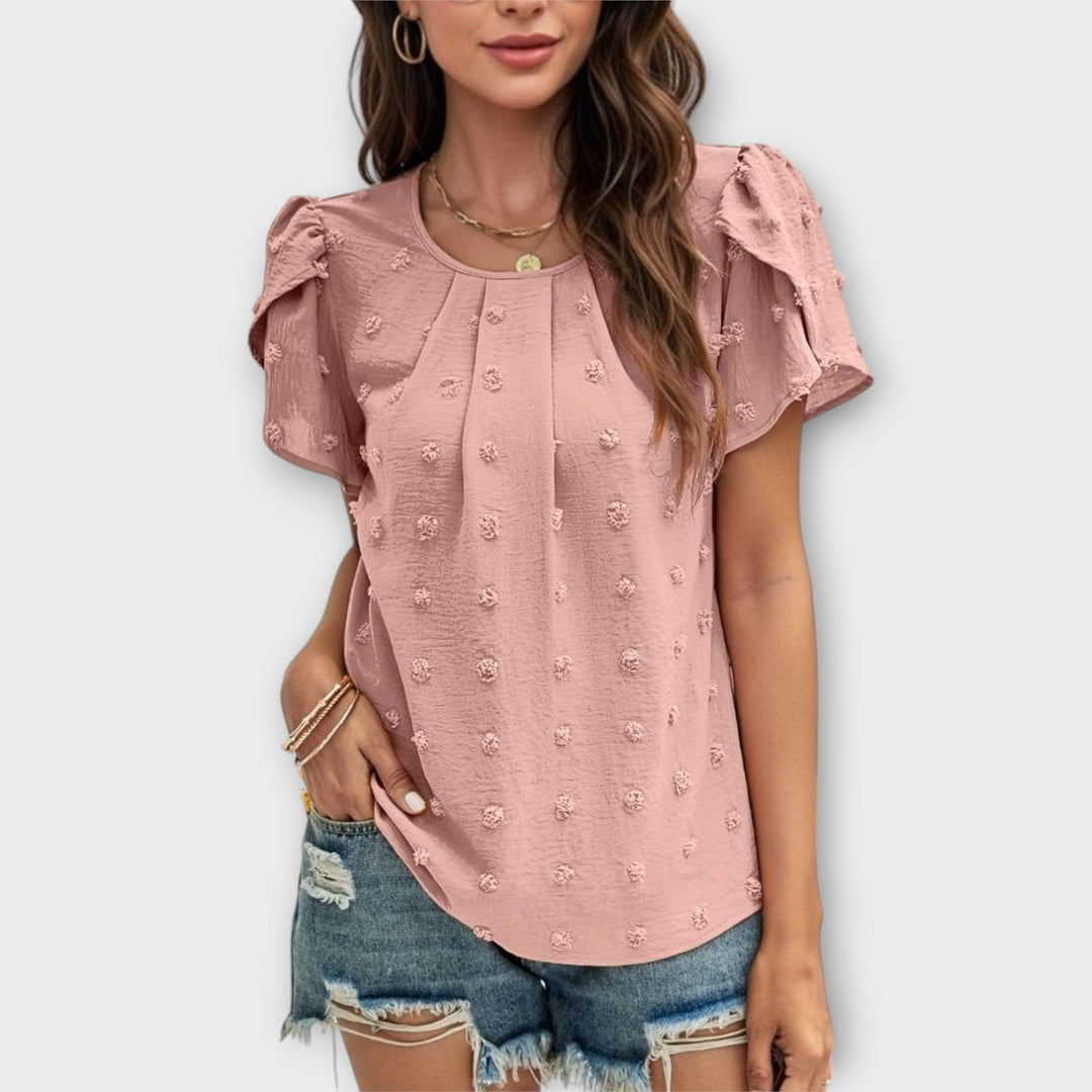 Charlotte - De perfecte polka-dot blouse